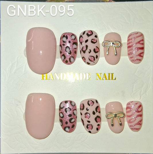 Pink Leopard & Bow